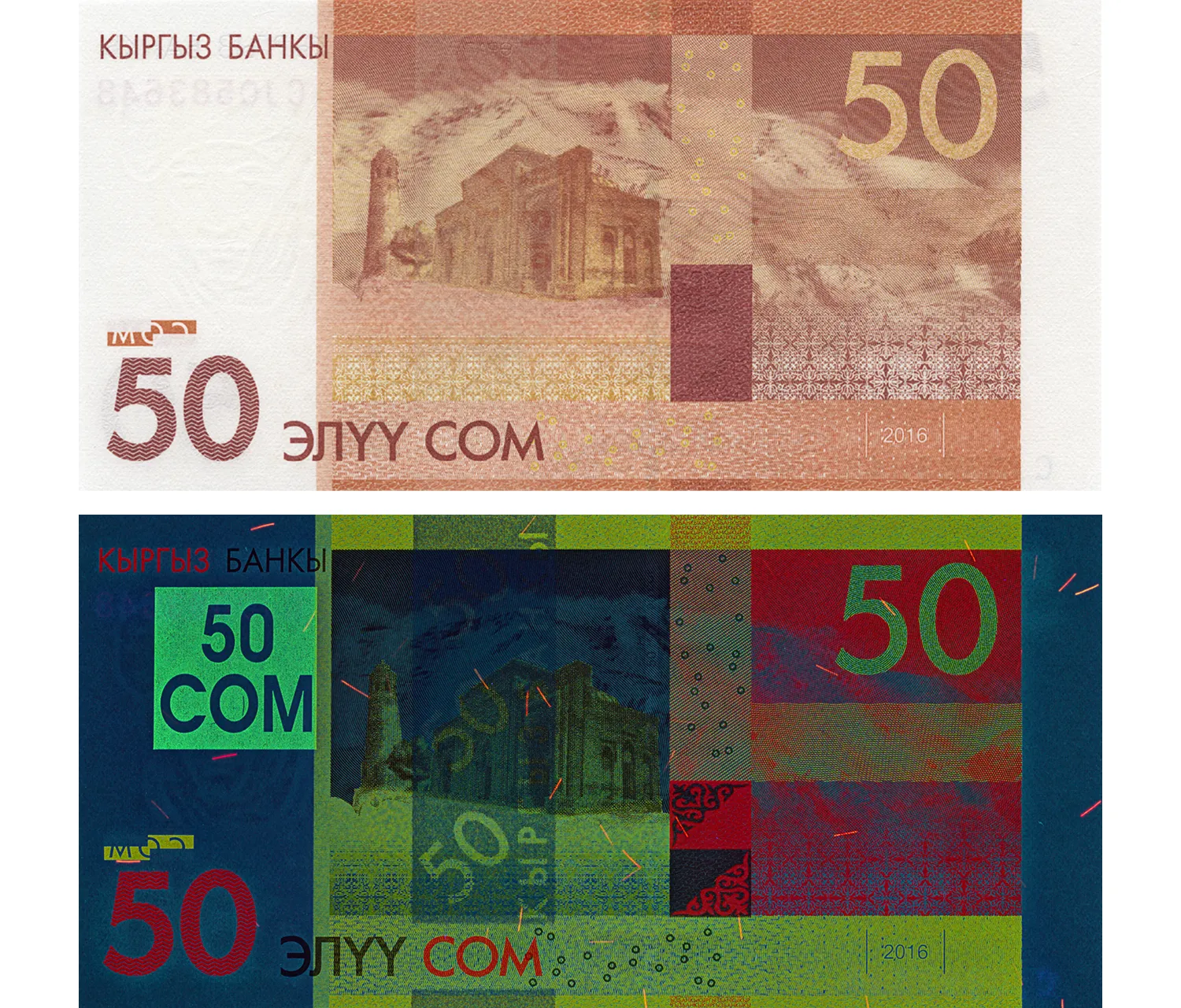 Kyrgyz som of the 2016 series